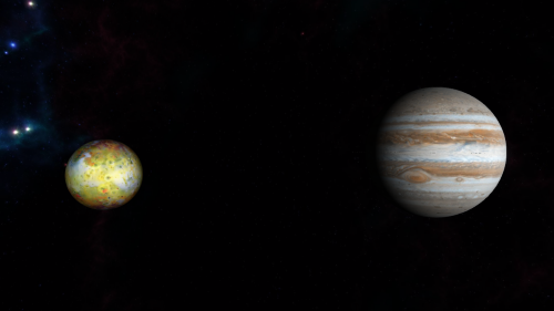 Jupiter and its satellites