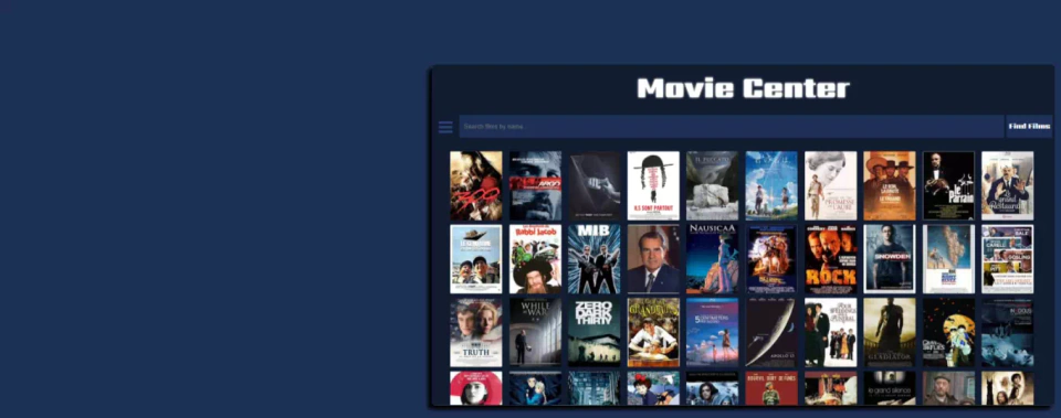 Movie Center project preview