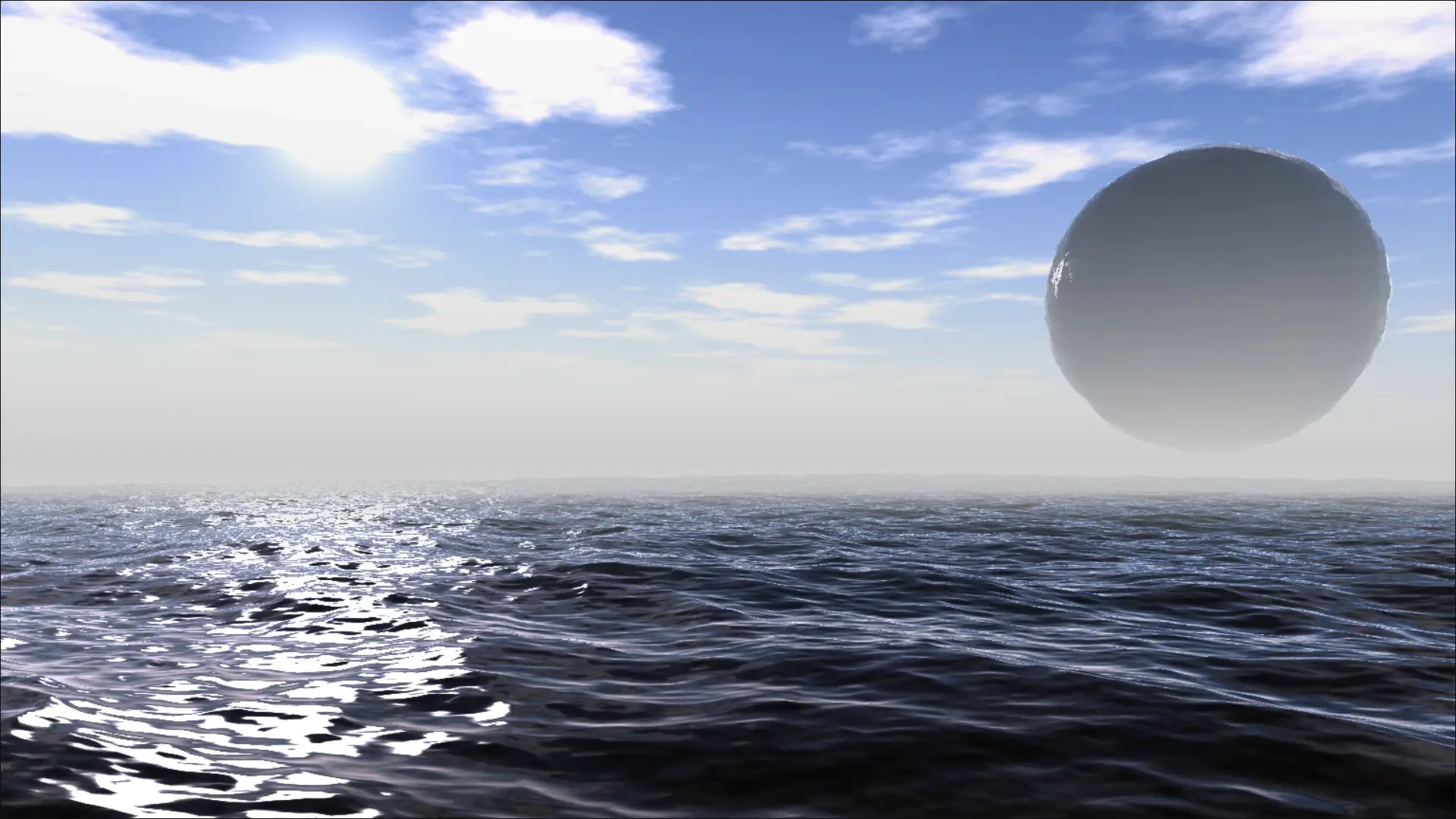 Ocean simulation project preview