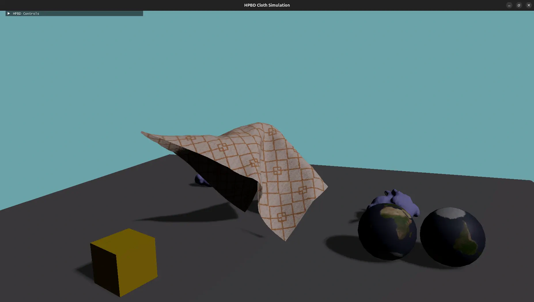 Soft body physics project screenshot 2
